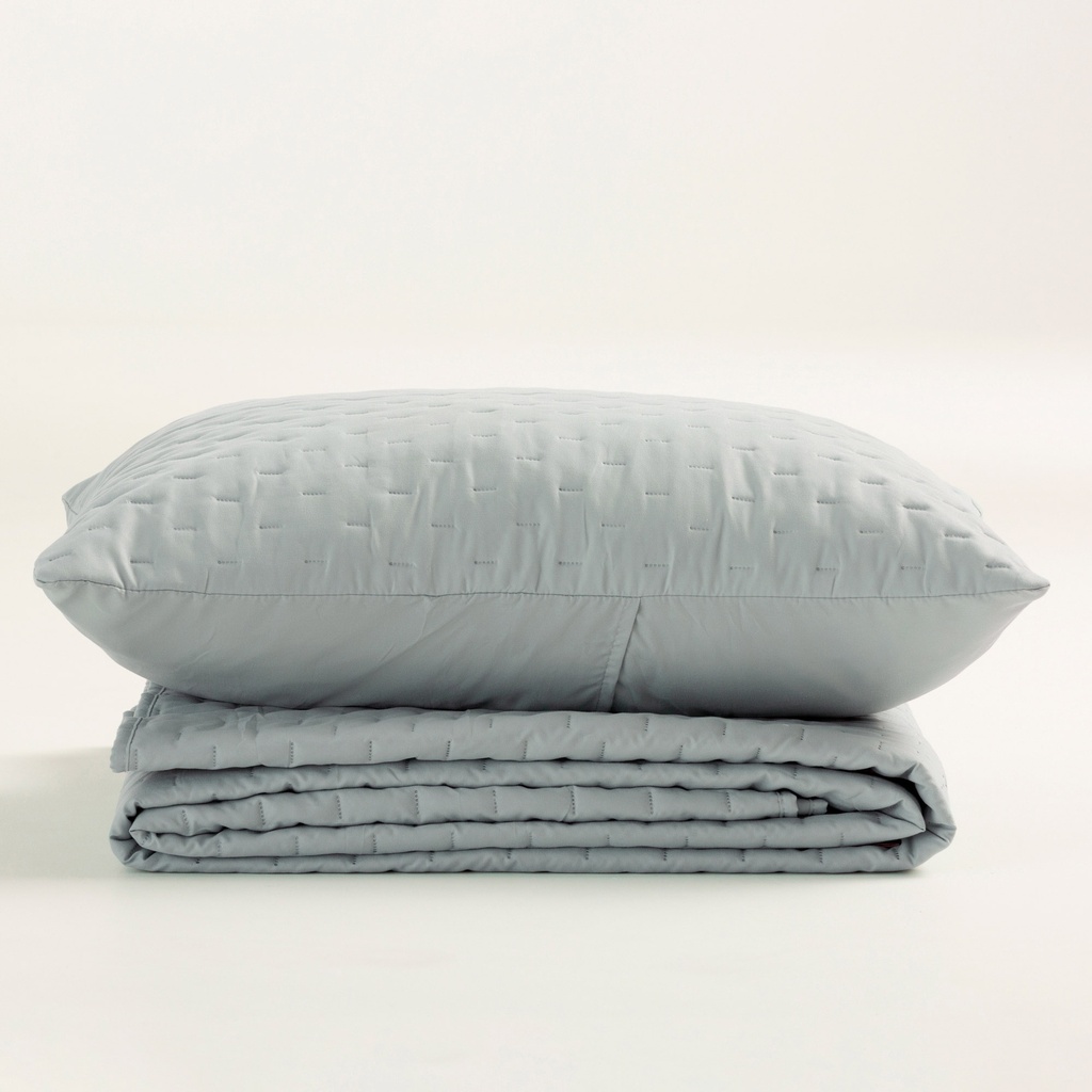 COLCHA ACOLCHADA NARA CELESTE