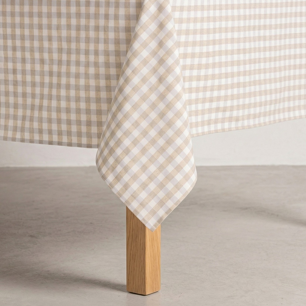 MANTEL VICHY ANTIMANCHAS ALGODÓN DIVY