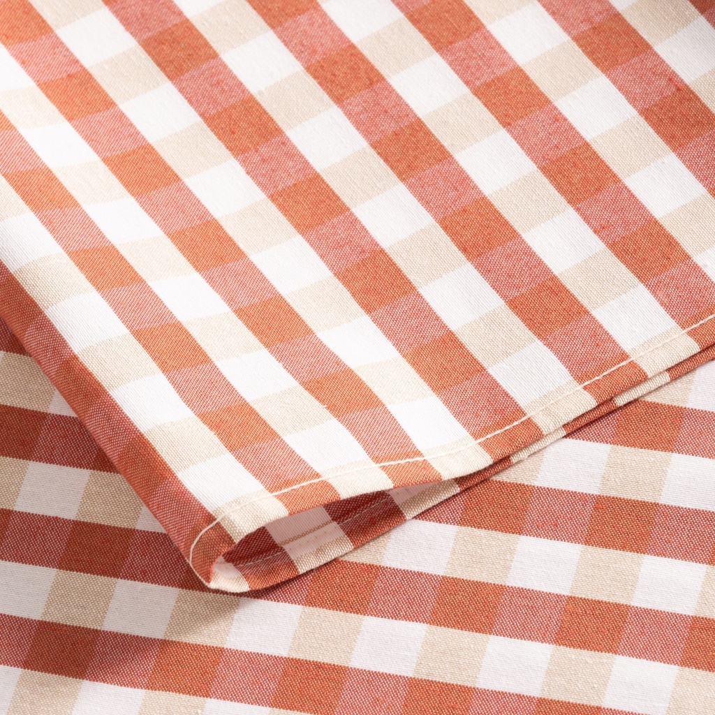 MANTEL VICHY ANTIMANCHAS ALGODÓN MAVY