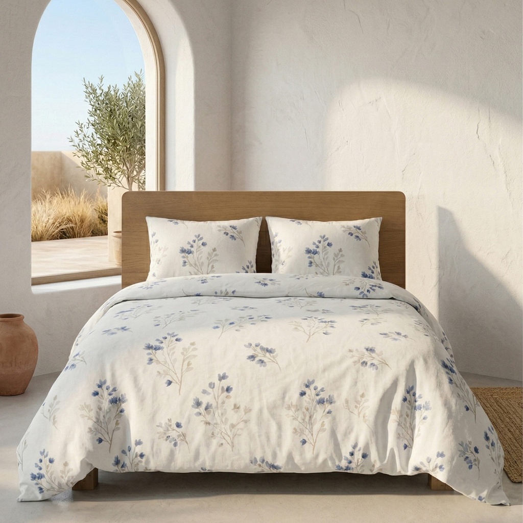 JUEGO FUNDA NÓRDICA 100% ALGODÓN ESTAMPADA