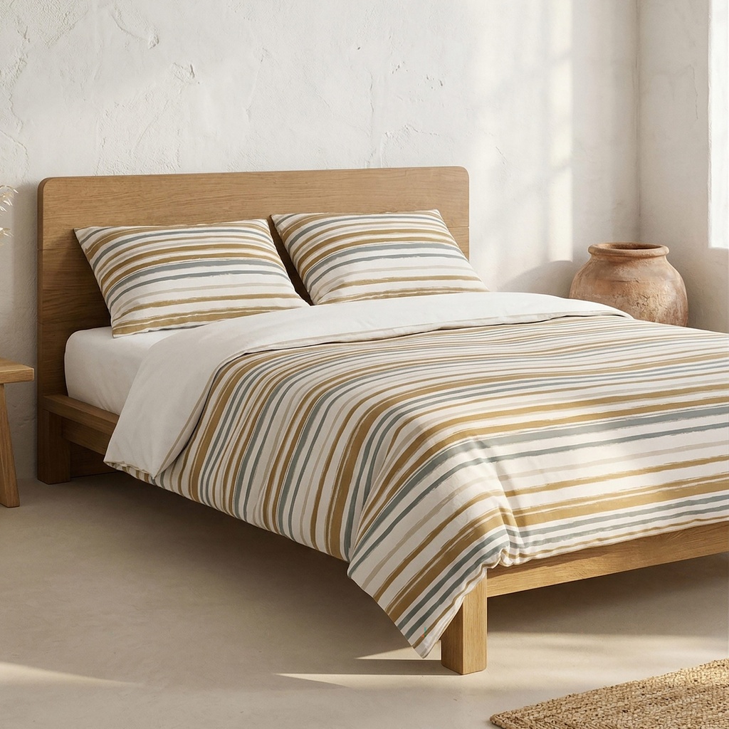 JUEGO FUNDA NÓRDICA 100% ALGODÓN ESTAMPADA