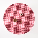 MANTEL REDONDO ANTIMANCHAS VICHY