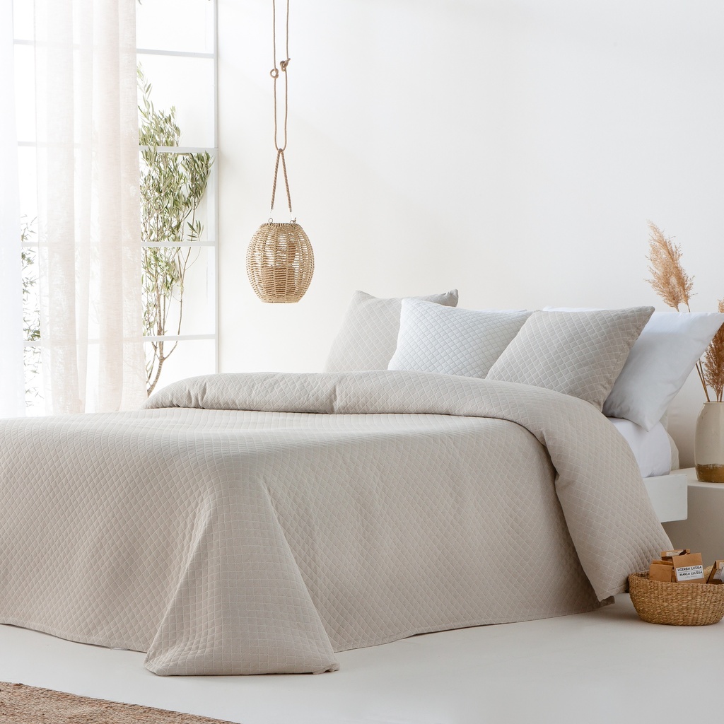 Colcha lisa jacquard África