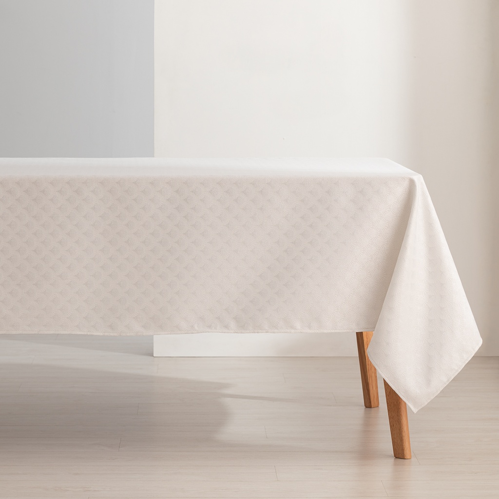 Mantel antimanchas lurex jacquard Refin