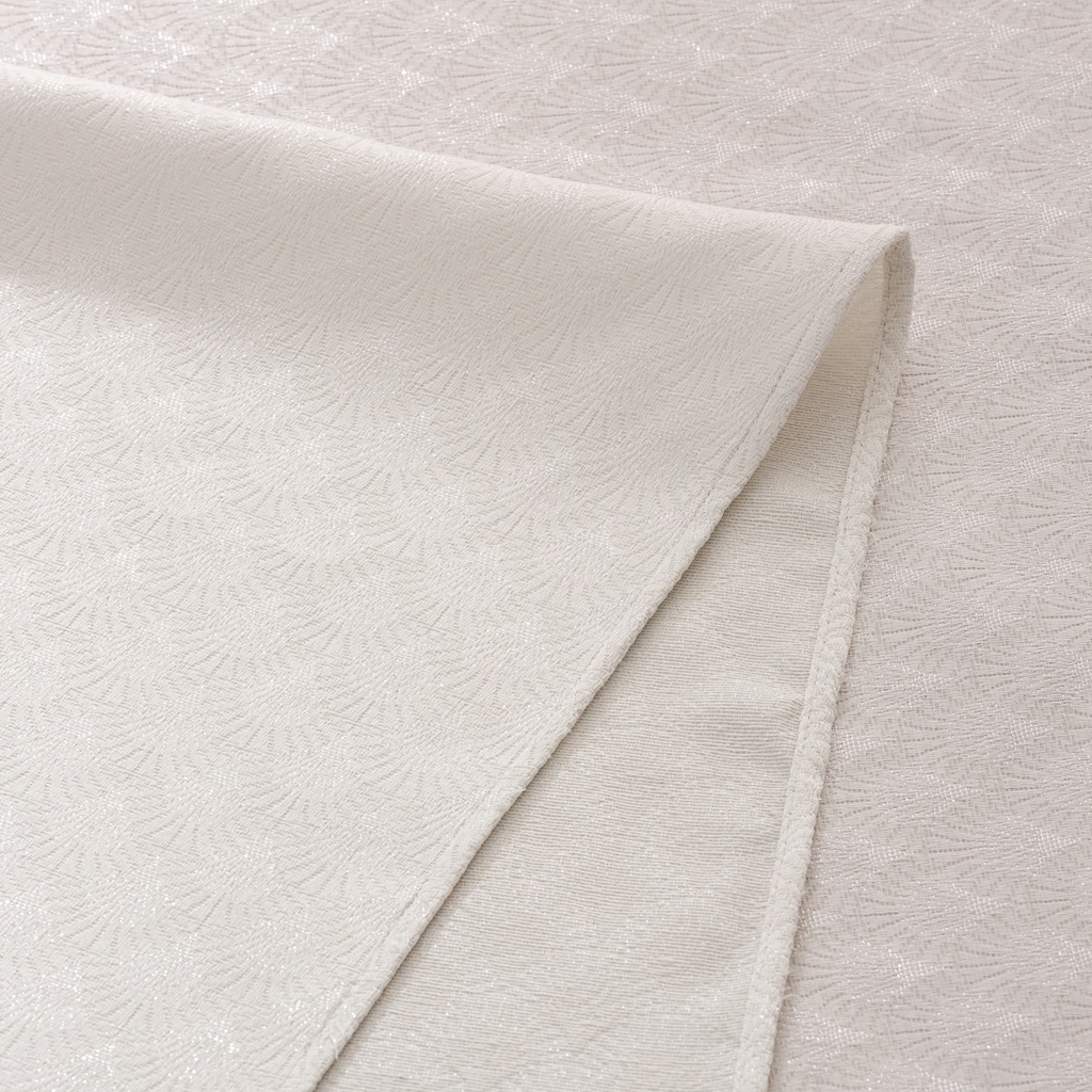 Mantel antimanchas lurex jacquard Refin