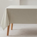 Mantel 100% algodón rayas finas