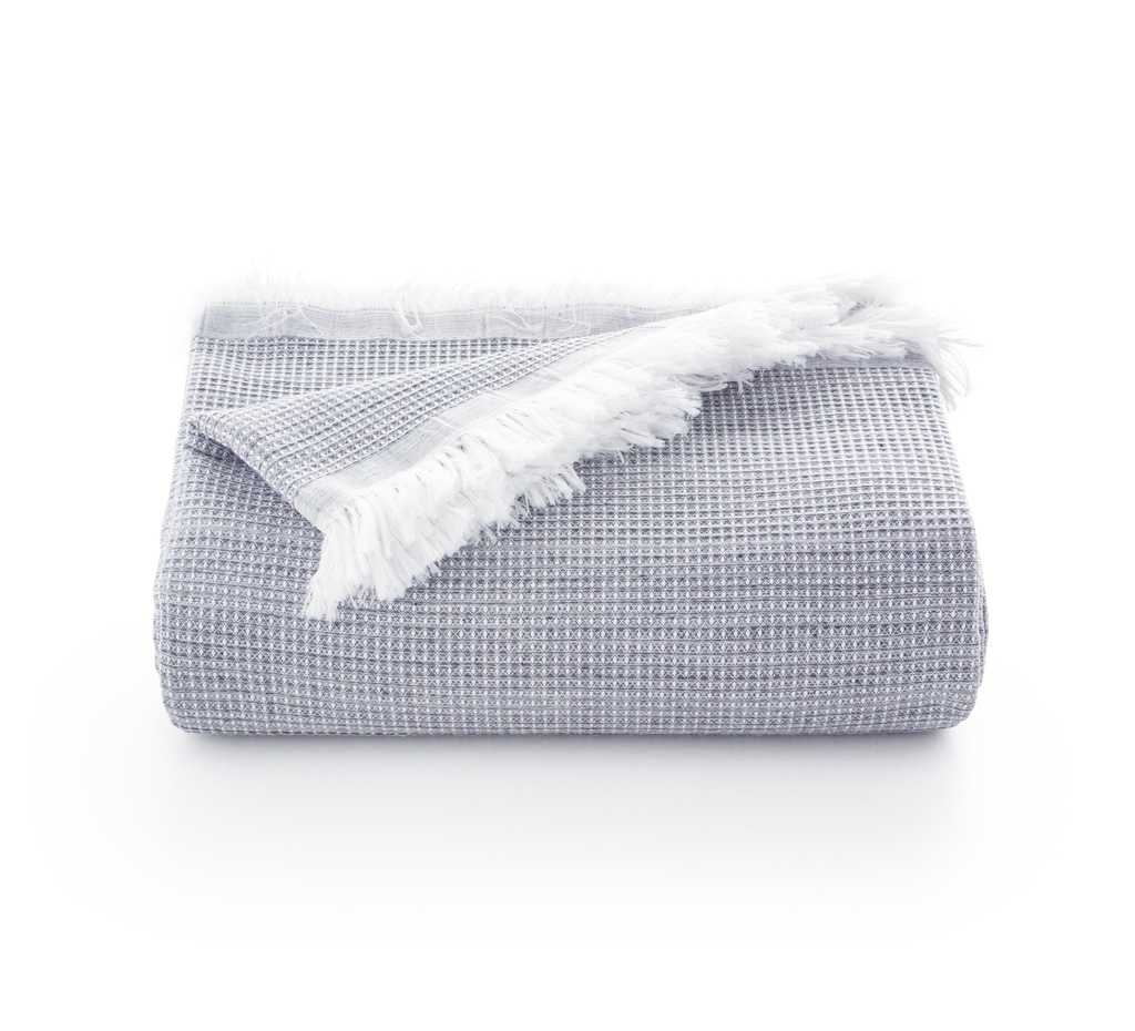 [PLGALA180-GR] Plaid multiusos Gala (Gris, 140x180 cm)