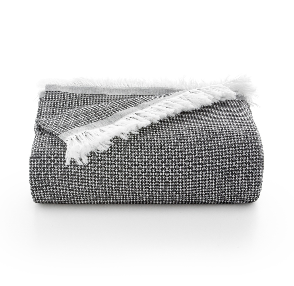 [PLGALA180-NE] Plaid multiusos Gala (Negro, 140x180 cm)
