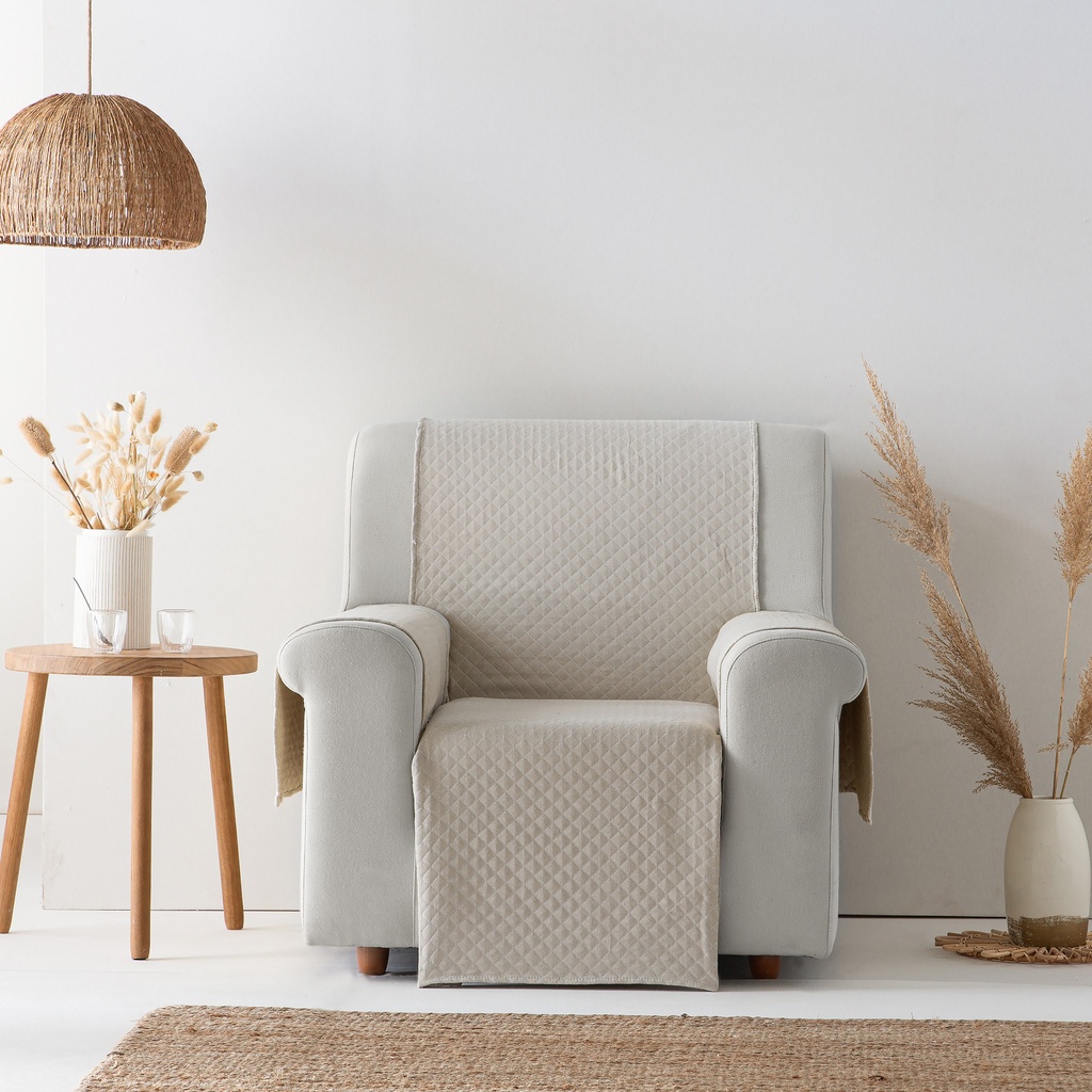 [CSTRIV1P-CR] Cubre Sofa Trivial (Crudo, 1 plaza)