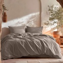 Funda nórdica algodón lisa + Funda de almohada