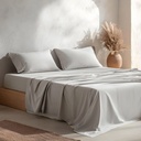 Juego de sábanas lisa 100% algodón