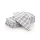 Pack 6 servilletas Vichy 45x45 cm