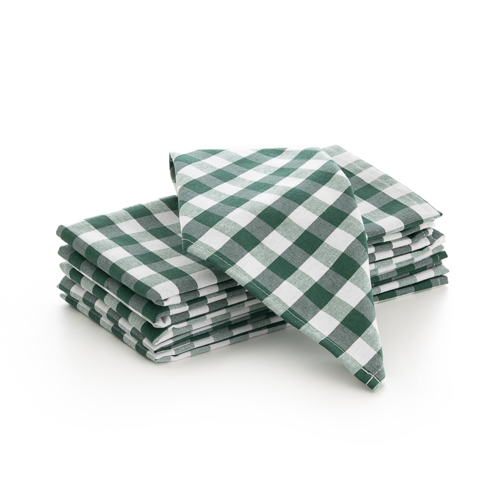 Pack 6 servilletas Vichy 45x45 cm