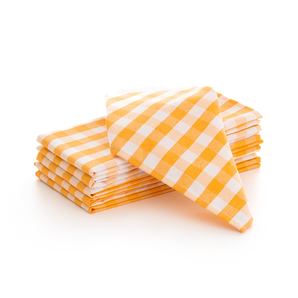 Pack 6 servilletas Vichy 45x45 cm