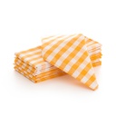 Pack 6 servilletas Vichy 45x45 cm
