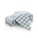 Pack 6 servilletas Vichy 45x45 cm
