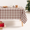 Mantel Jacquard Navidad Check