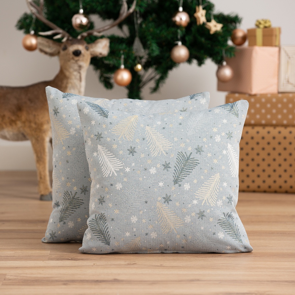 Pack 2 Fundas de Cojín Jacquard Navidad Christree 45x45cm