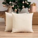 Pack 2 Fundas de Cojín Jacquard Navidad Lights 45x45cm