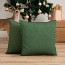 Pack 2 Fundas de Cojín Jacquard Navidad Lights 45x45cm