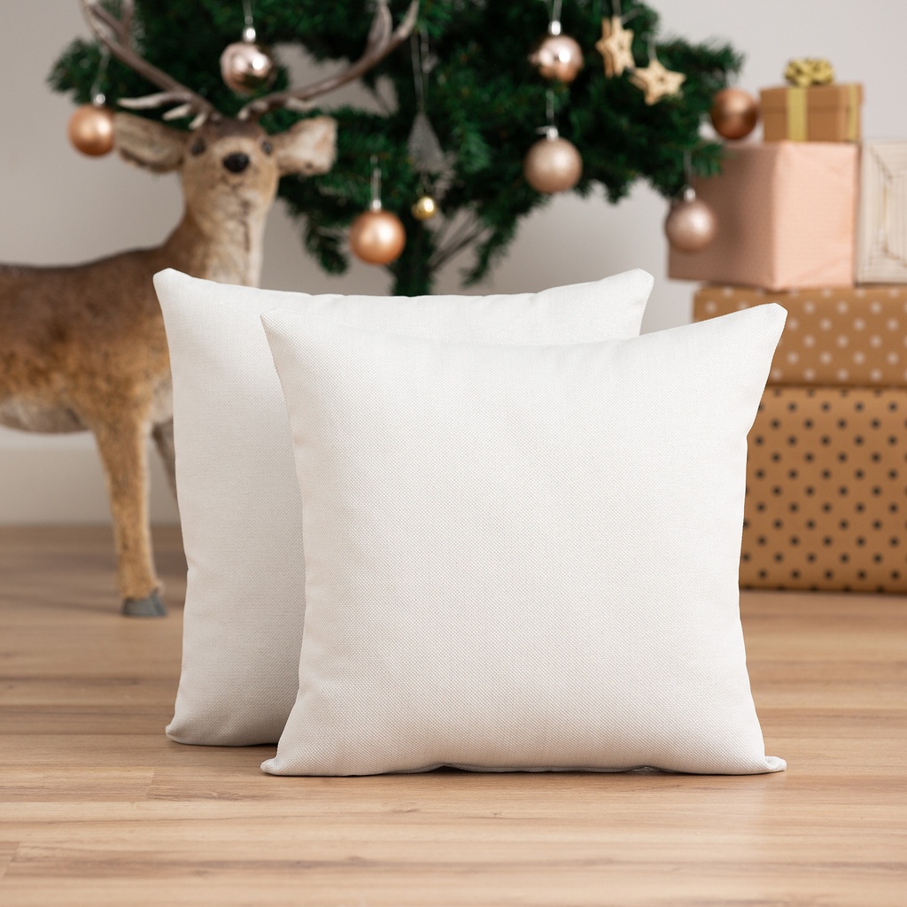 Pack 2 Fundas de Cojín Jacquard Navidad Lights 45x45cm