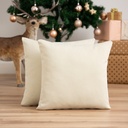 Pack 2 Fundas de Cojín Jacquard Navidad Lights 45x45cm