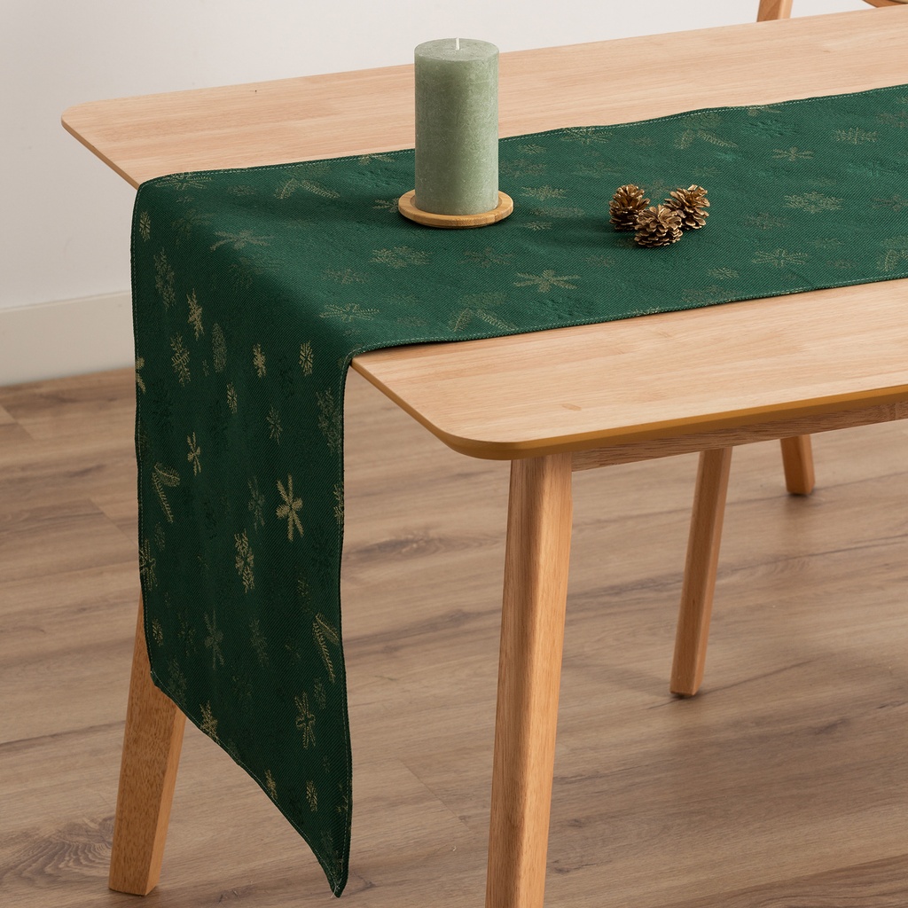 Camino de Mesa Jacquard Navidad Flake 45x135cm