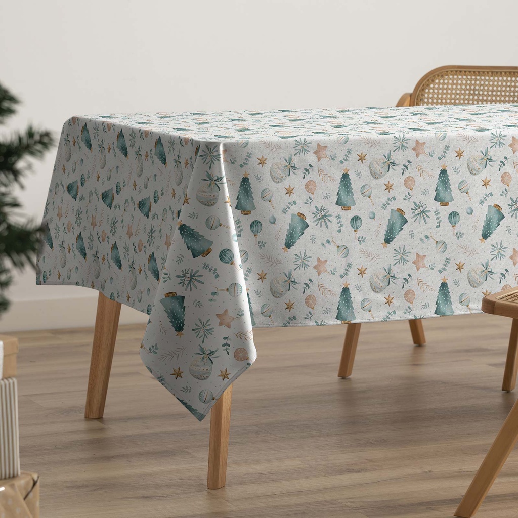 Mantel Navidad Antimanchas Twirly