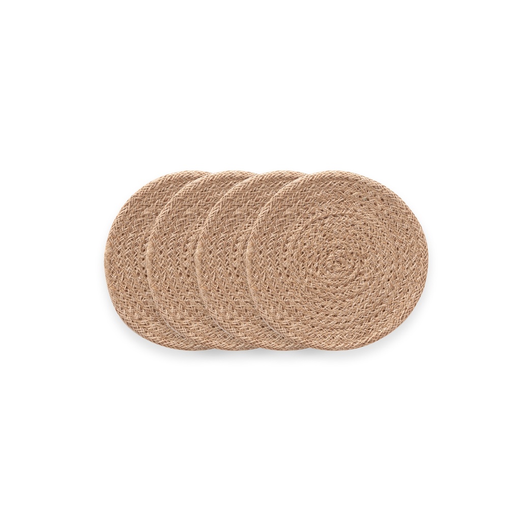 [SALVYUT10-4] Pack Salvamantel Yute Araya (10x10 cm, 4)