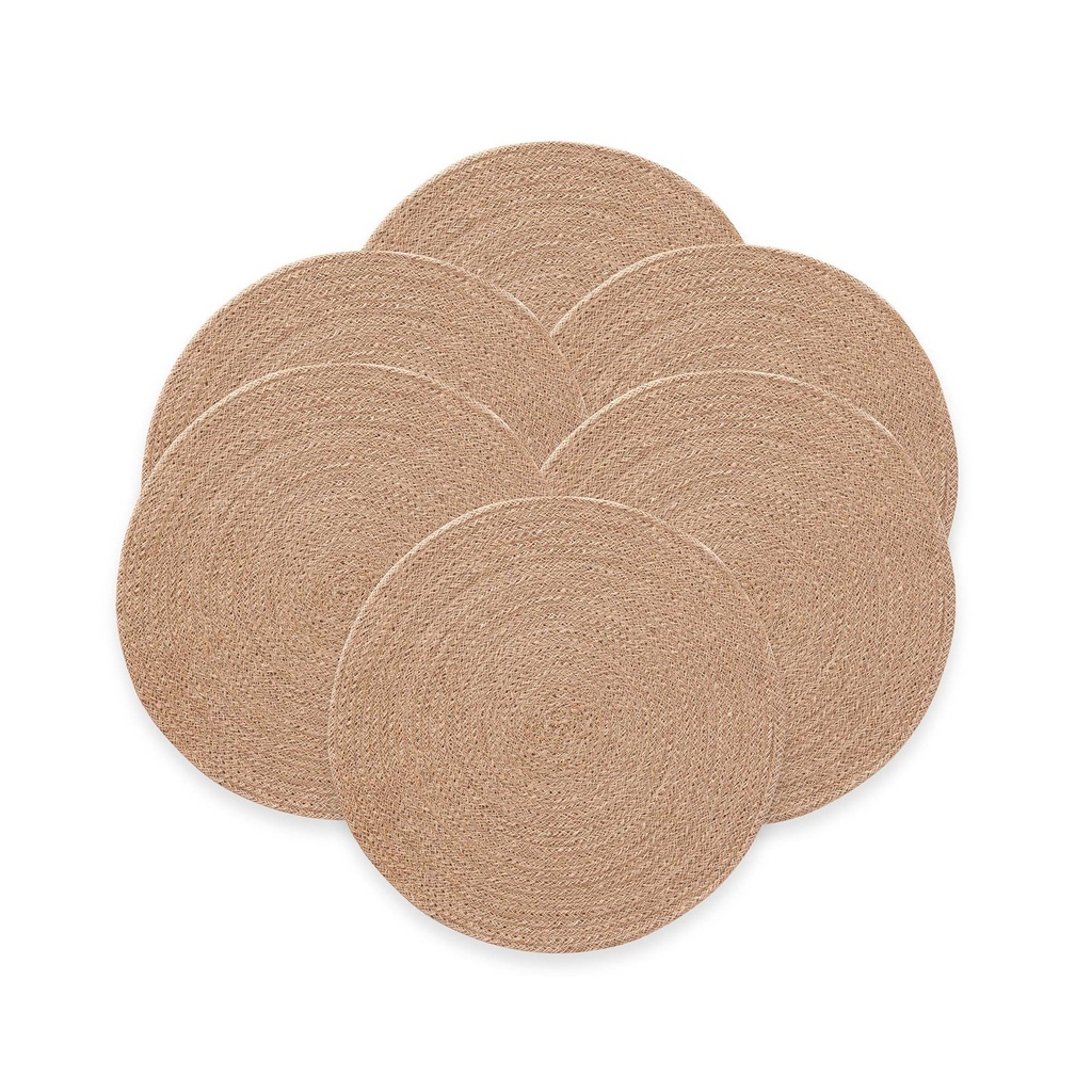 [SALVYUT38-6] Pack Salvamantel Yute Araya (38x38 cm, 6)