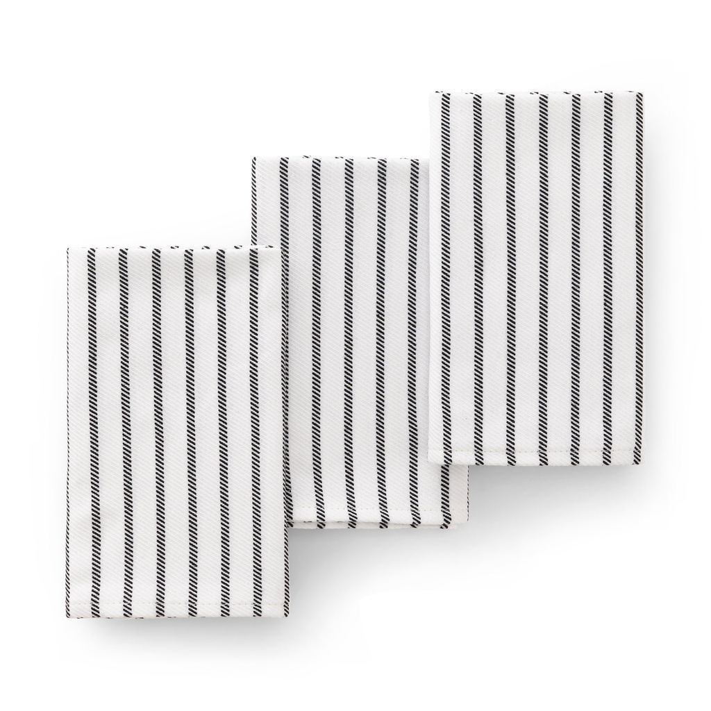 [PANSALINAMar45] Pack 3 Paños de Cocina SALINA 45x70 cm (Marrón)