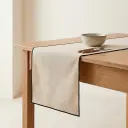 Camino de mesa liso 100% algodón 45x150 cm