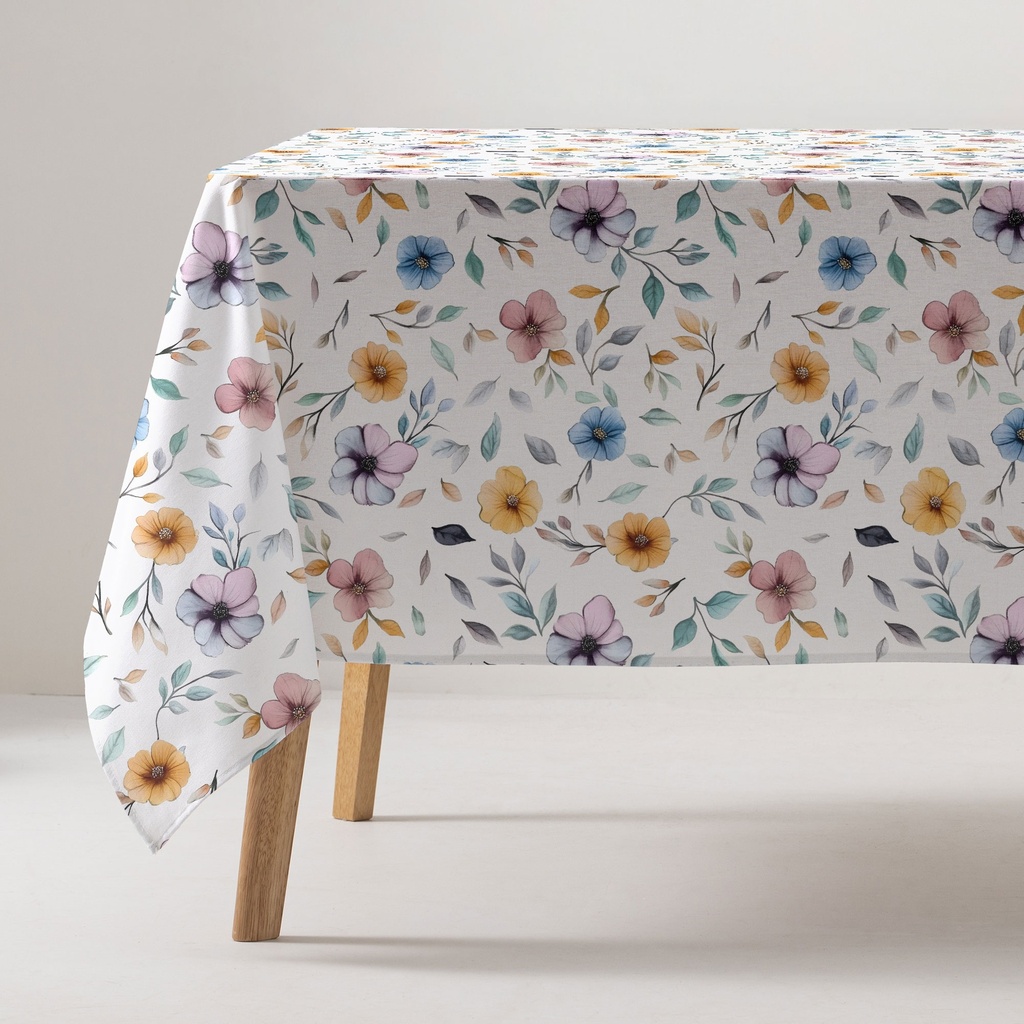 [MDLIRIN-100] Mantel Antimanchas Estampado Lirina (160x100 cm)