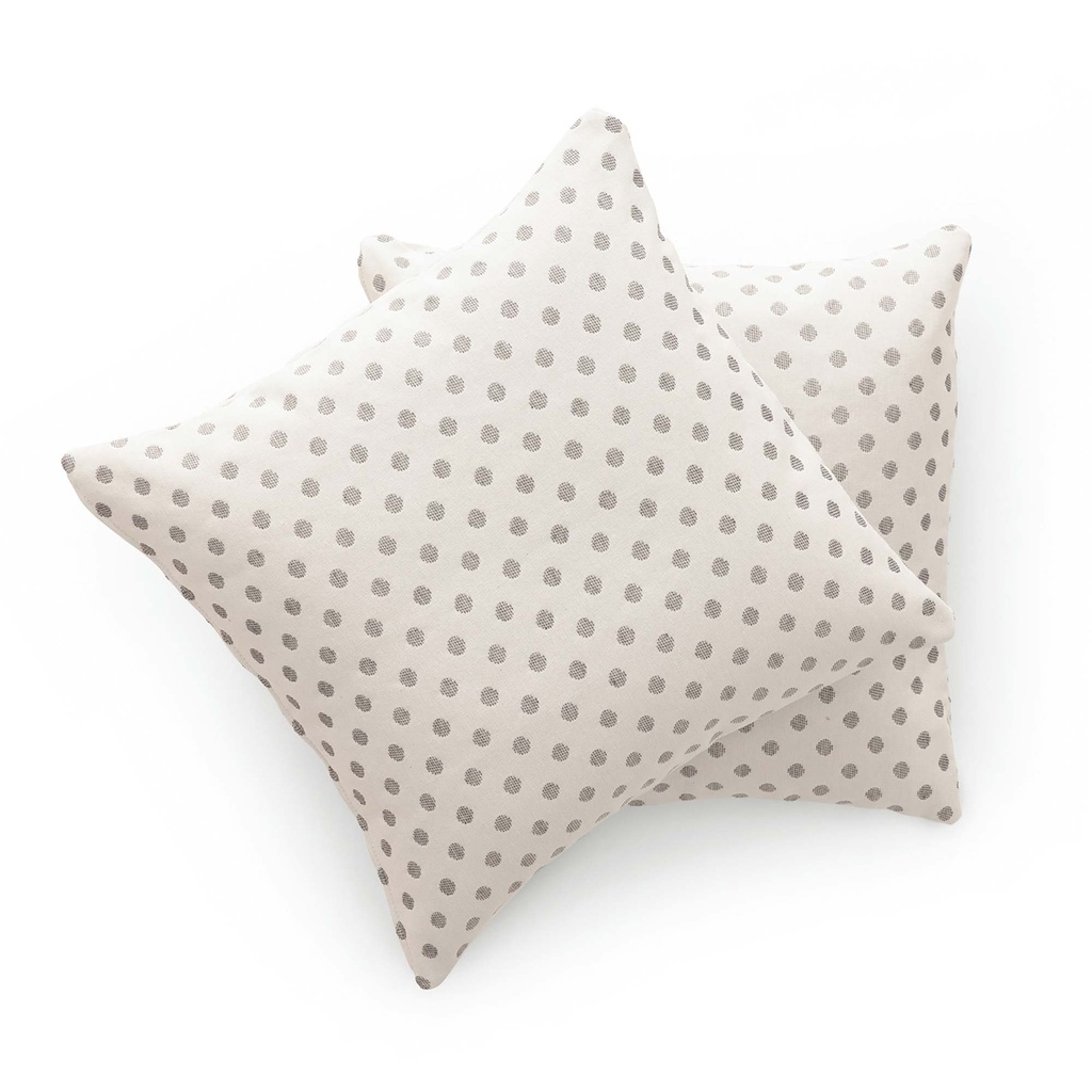 [FC2ORBIGR] Pack 2 Fundas Cojín Jacquard ORBI (Gris)