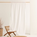 Visillo liso translucido cinta Duna