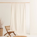 Visillo liso translucido cinta Duna