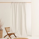 Visillo liso translucido cinta Duna