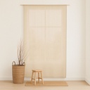 Cortina lisa translucida con cinta Aurora