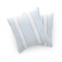 Pack 2 Fundas de Cojín Jacquard Rayas Algodón OSLO