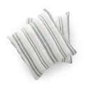 Pack 2 Fundas de Cojín Jacquard Rayas Algodón TENA