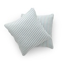 Pack 2 Fundas de Cojín Jacquard Rayas Algodón NISA