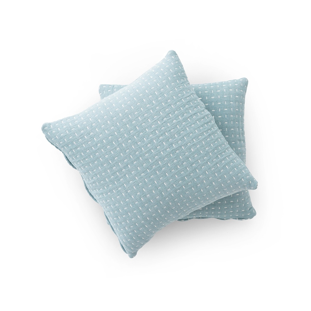 Pack 2 Fundas de Cojín Jacquard Algodón BORA