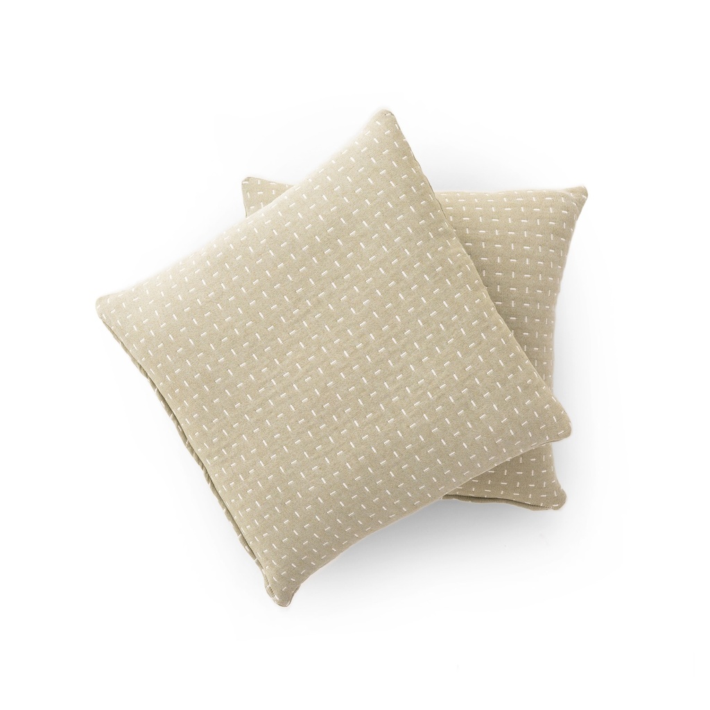 Pack 2 Fundas de Cojín Jacquard Algodón BORA