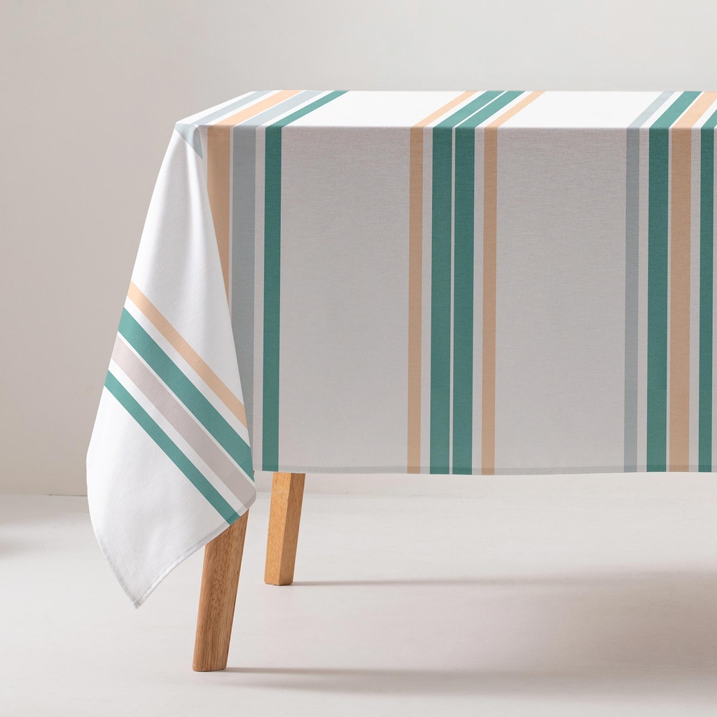 [MRALUNA100] Mantel Antimanchas Rayas ALUNA (160x100 cm)