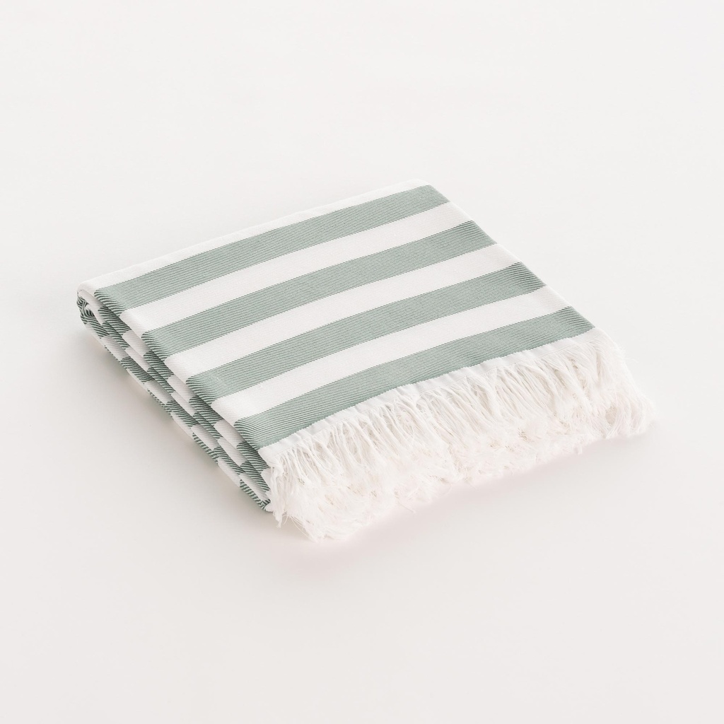 [FOUTSALMVE-90] Fouta Salma (Verde, 90x180 cm)