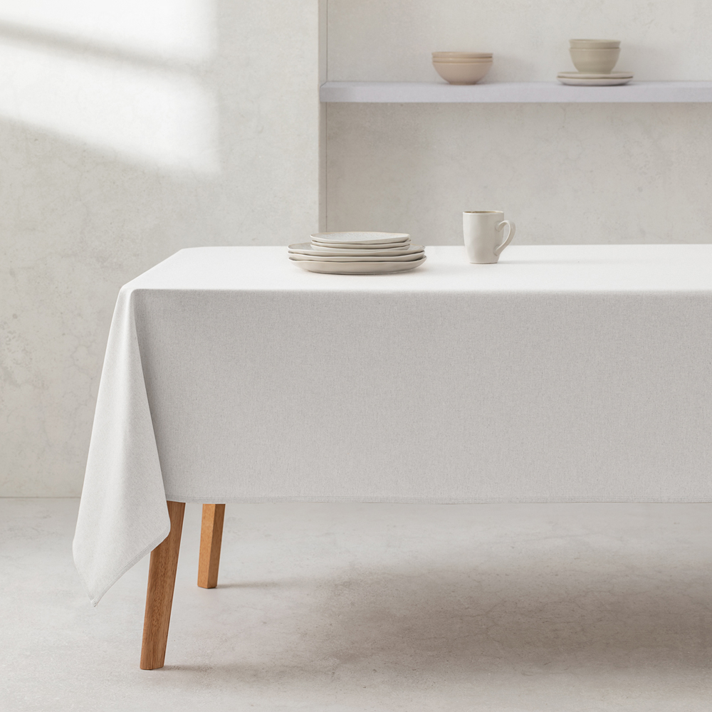 Mantel antimanchas 100% algodón liso