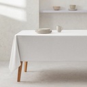 Mantel antimanchas 100% algodón liso