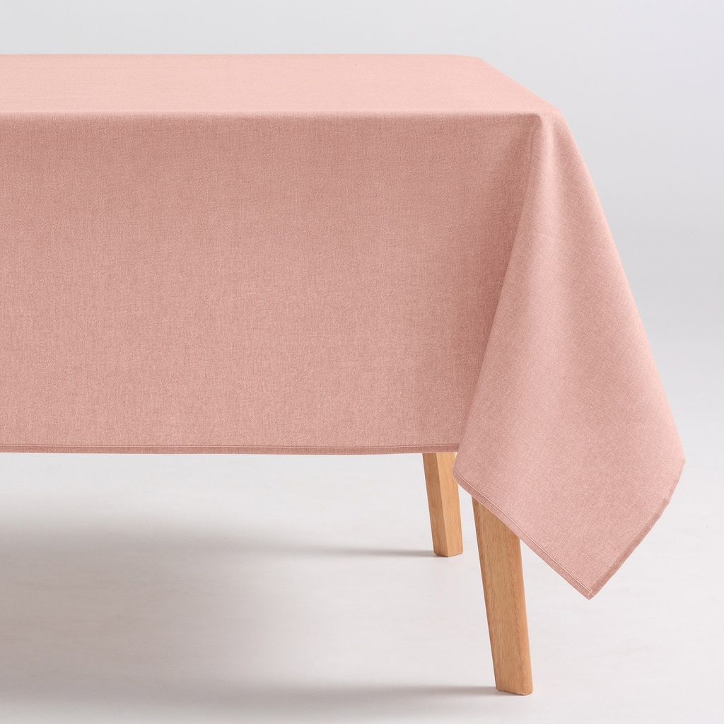 [MINDISa-100] Mantel Liso Antimanchas Algodón INDIRA (Salmón, 140x100 cm)