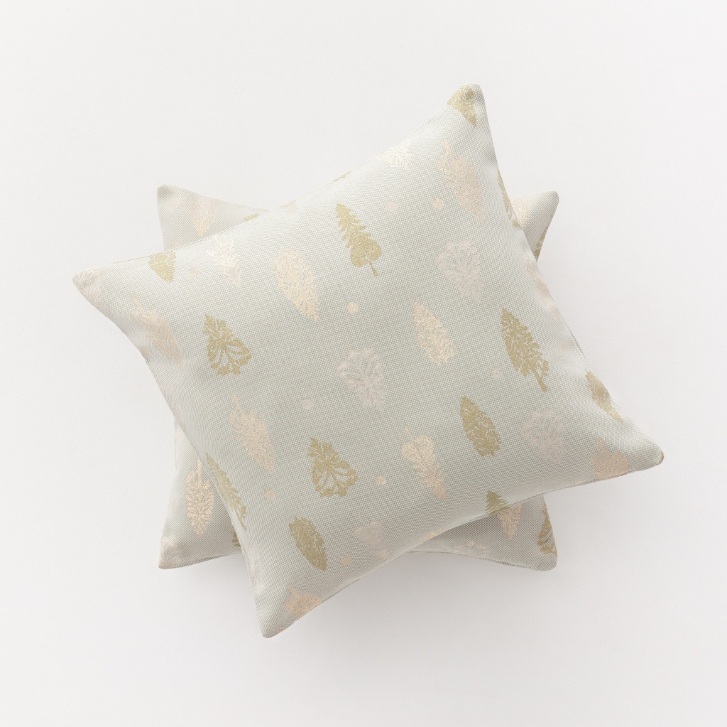 Pack 2 Fundas Cojín Jacquard Navidad SILVET 45x45 cm