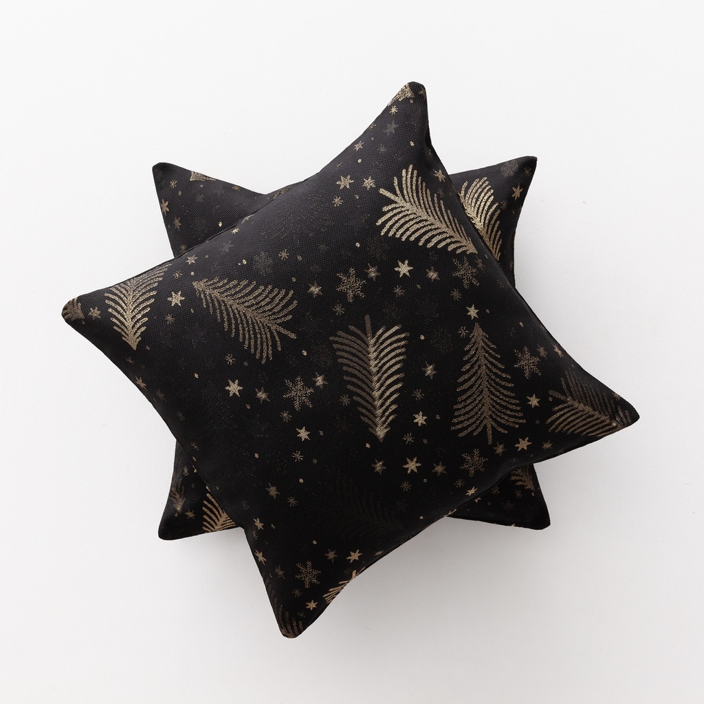 Pack 2 Fundas de Cojín Jacquard Navidad Christree 45x45cm